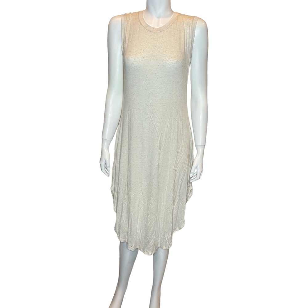 Tan Summer Dress with side pockets